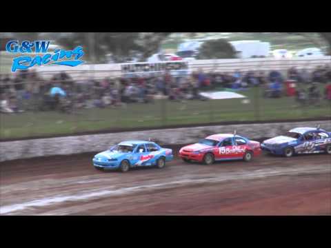Modified Sedans - Heat 32 - Australian Title - Charlton Raceway - 29.03.2013