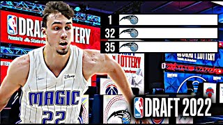 Orlando Magic Full 2022 NBA Mock Draft [1st, 32nd, 35th] Franz Wagner | Cole Anthony | Jalen Suggs