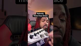 Nobody: Three Days Grace #threedaysgrace #shorts #guitar