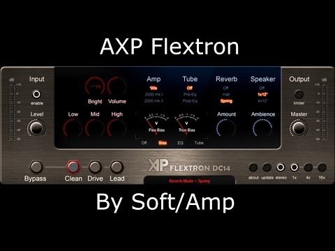AXP Flextron by Soft/Amp - Virtual High Gain Amp - Metal Tone Test (Free Plugin)