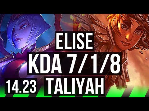 ELISE vs TALIYAH (JGL) | NA Grandmaster | 14.23