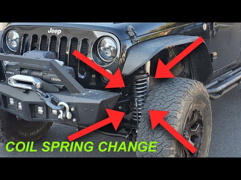 Rubicon Express coil spring change / Jeep JK