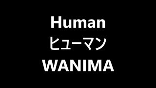 ヒューマン HUMAN / WANIMA Japanese song ( Lyrics )[ study Japanese ]