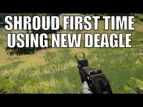 SHROUD ▪ Tries Desert Eagle On NEW PUBG Update
