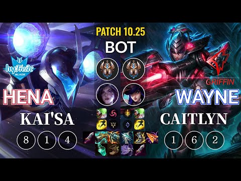 hyF Hena Kai'Sa vs GRF Wayne Caitlyn Bot - KR Patch 10.25