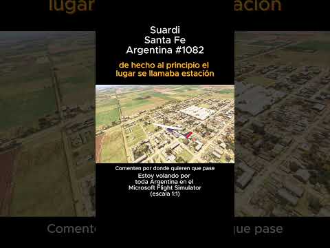 Suardi, Santa Fe desde el Microsoft Flight Simulator #suardi #santafe #msfs #argentina