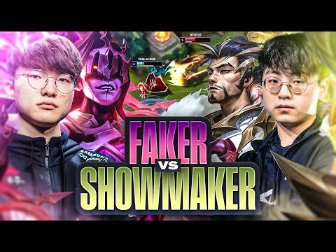 FAKER finds SHOWMAKER in KOREAN SOLOQ... *CRAZY 1v1's*