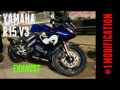 YAMAHA R15 V3 MotoGP Edition | Sticker | Akrapovic Exhaust | Delhi | Vlog Part -2