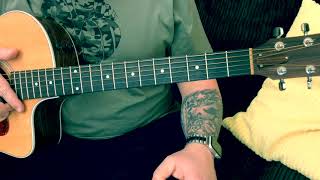 Oasis-All Around The World-Acoustic Guitar Lesson.