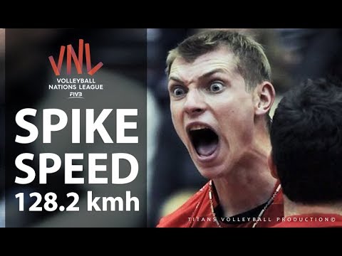 Волейбол TOP 10 Monster Spike by Konstantin Bakun | Spike Speed 128.2 kmh