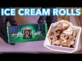 ASMR Ice Cream Rolls Oddly Satisfying Food Video After Eight