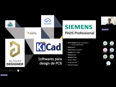 Workshop Online Design de PCB | de cero a fabricação demonstração| Pt
