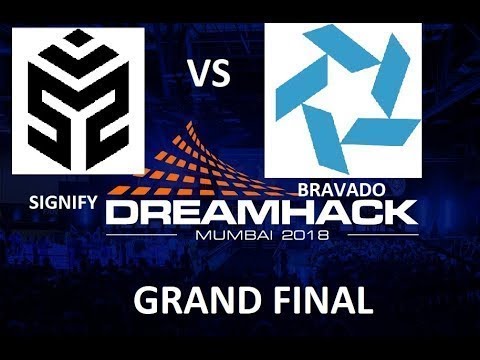 Signify vs Bravado - Grand Final - Dust2 map - DreamHack Mumbai 2018 | CSGO