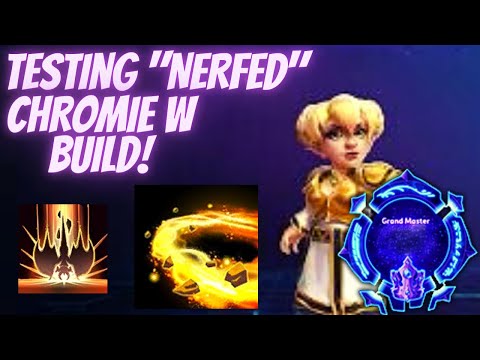 Chromie Slowing Sands- TESTING "NERFED" CHROMIE W BUILD! - Grandmaster Storm League