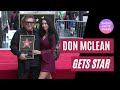 'American Pie' singer Don McLean gets star on Hollywood Walk of Fame