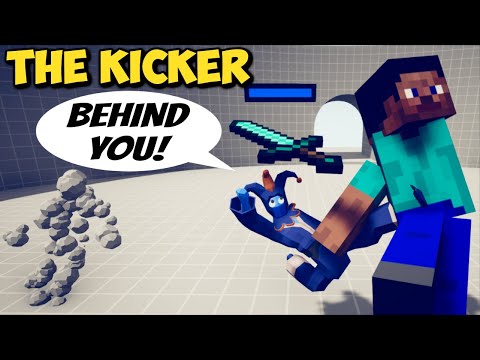 Teleport & Kick Fighter! The Kicker vs Units - Totally Accurate Battle Simulator TABS
