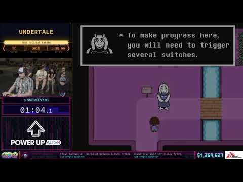 SGDQ 2018 Awkward Moment (Undertale)