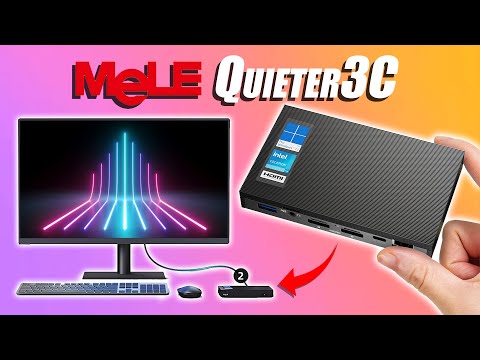 The MELE Quieter3C Is An All New Ultra Tiny 4K Windows 11 PC! First Look