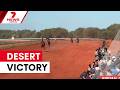 Newcastle jockey wins big at outback camel races | 7NEWS