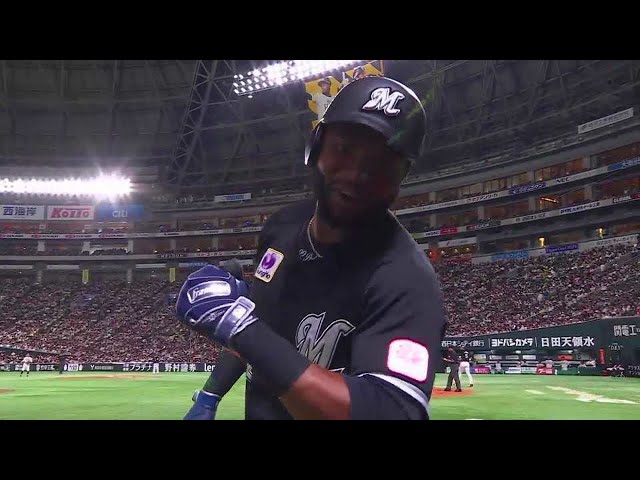 【7回表】相手を突き放す一発!! マリーンズ・ポランコ ライトへ弾丸3ランホームラン!! 2023年5月28日 福岡ソフトバンクホークス 対 千葉ロッテマリーンズ