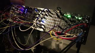 Video thumbnail for Eurorack 1 row jam feat. Líon, Sono Abitus, Loquelic Iteritas pair - Over and Over - POB by Patrick POB OBrien