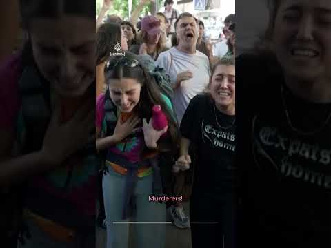 87-year-old woman’s eviction sparks protests in Madrid | AJ #shorts