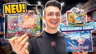 1000 BOOSTER! POKEMON WACHSENDES CHAOS RELEASE PARTY! 😱 Pokémon Booster Opening Live