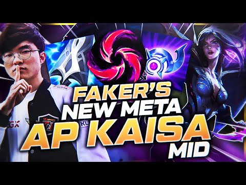 How To Play Faker's NEW META AP Kai'Sa Mid | Build & Runes | League of Legends