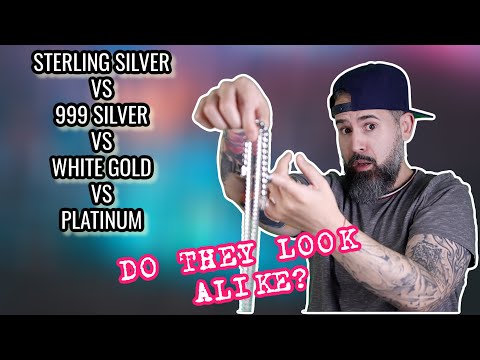 Does White Gold, Stainless Steel, Silver and Platinum Look The Same?