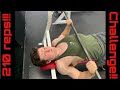 Bench press for 210 reps / Iron Marathon challenge teen bodybuilder Jackson Jones