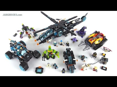 LEGO Ultra Agents: All five 2015 sets together, wrap-up!