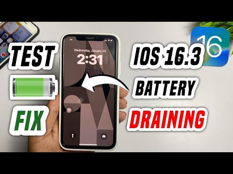 iOS 16.3 Battery Test | iOS 16.3 Battery Drain | iOS 16.3 Battery Drain issue |iOS 16.3 battery life