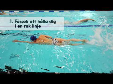 Sarahs Simskola - Tekniktips för frisim/crawl med Sarah Sjöström