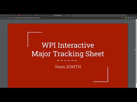 Wpi Tracking Sheet