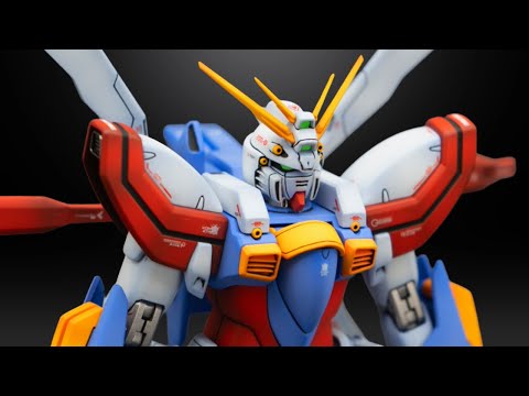 Building and Painting the Master Grade God Gundam (Burning Gundam)