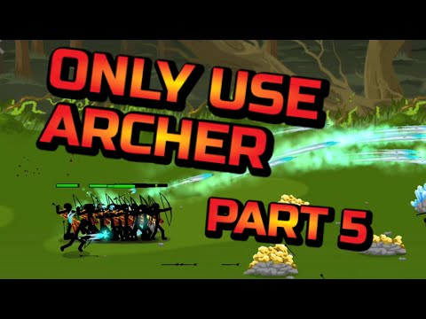 Campaign but I use ARCHIDON only | PART 5 || Stick War 3: Saga #stickwar3 #campaign