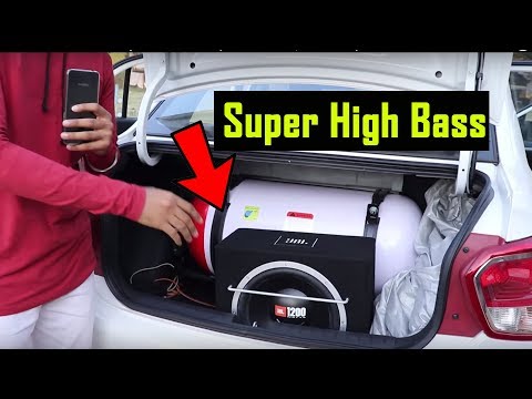 Car subwoofer woofer with sony 1000w car amplifier review