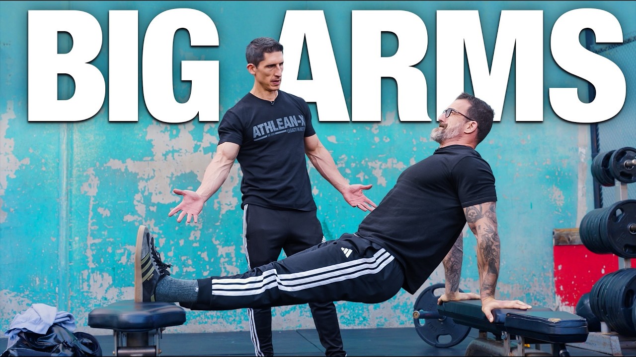 Science Based Arm Workout (ATHLEAN X | Andrew Huberman)
