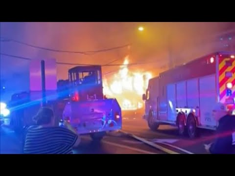 Fire damages multiple homes in Trenton, New Jersey