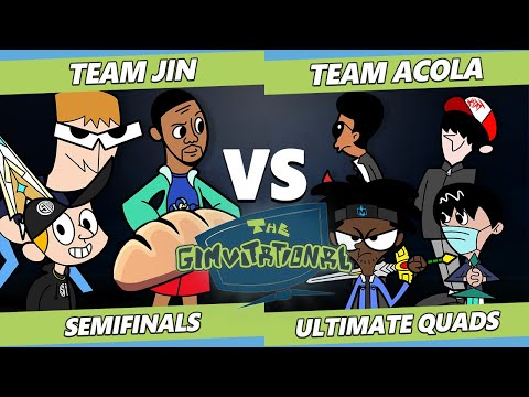 Gimvitational Quads Semis - Team acola Vs. Team Jin - SSBU Smash Ultimate Tournament