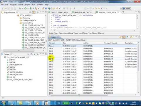 ABAP in Eclipse Tutorials - Version Management