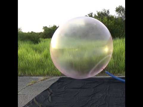 Over Inflating the Super Wubble Bubble Ball Until Burst