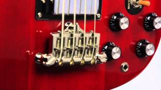 Video thumbnail for Tokai SG-Style Solid Body Electric Bass in Cherry by Musocity
