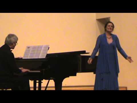 Cornelia Conrad Vos accompanied By Albie van Schalkwyk sings Glamorous Night Ivor Novello