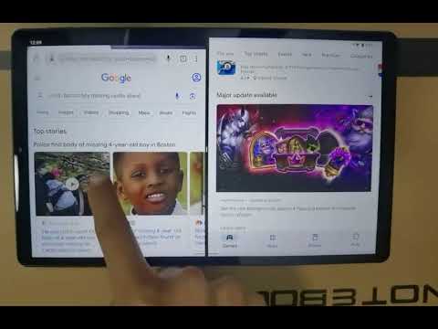 www.reviewtablet.net - How to split screen of TOSCiDO Tablet?