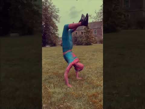 Spiderman in Real Life ❤️💙 #shorts