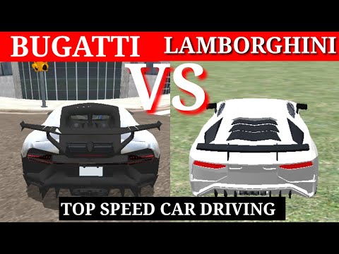 LAMBORGHINI vs BUGATTI || Indian Heavy Driver game || Indian bikes & Car Driving (GTA INDIA)