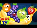 Five Little Fruits Kids Tv Nursery Rhymes Fruits Song Five Little Babies Fruits For Kids