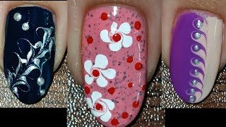 Easy nailart at home 💅🏻 #nailart #simplenails #nailtutorial #nails