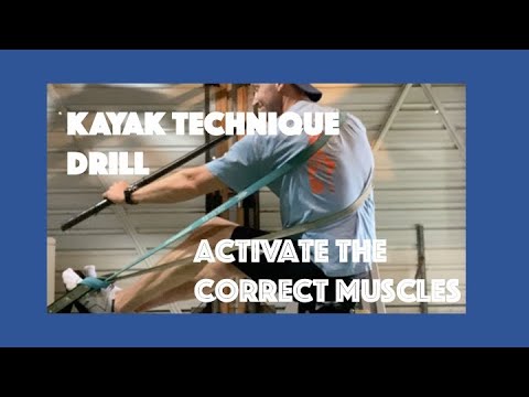Kayak Technique - Banded Rotation Drill Progressions